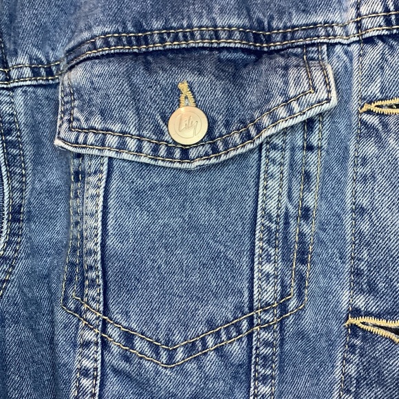 Lily Loves Denim Jacket Size 10 - Picture 4 of 5